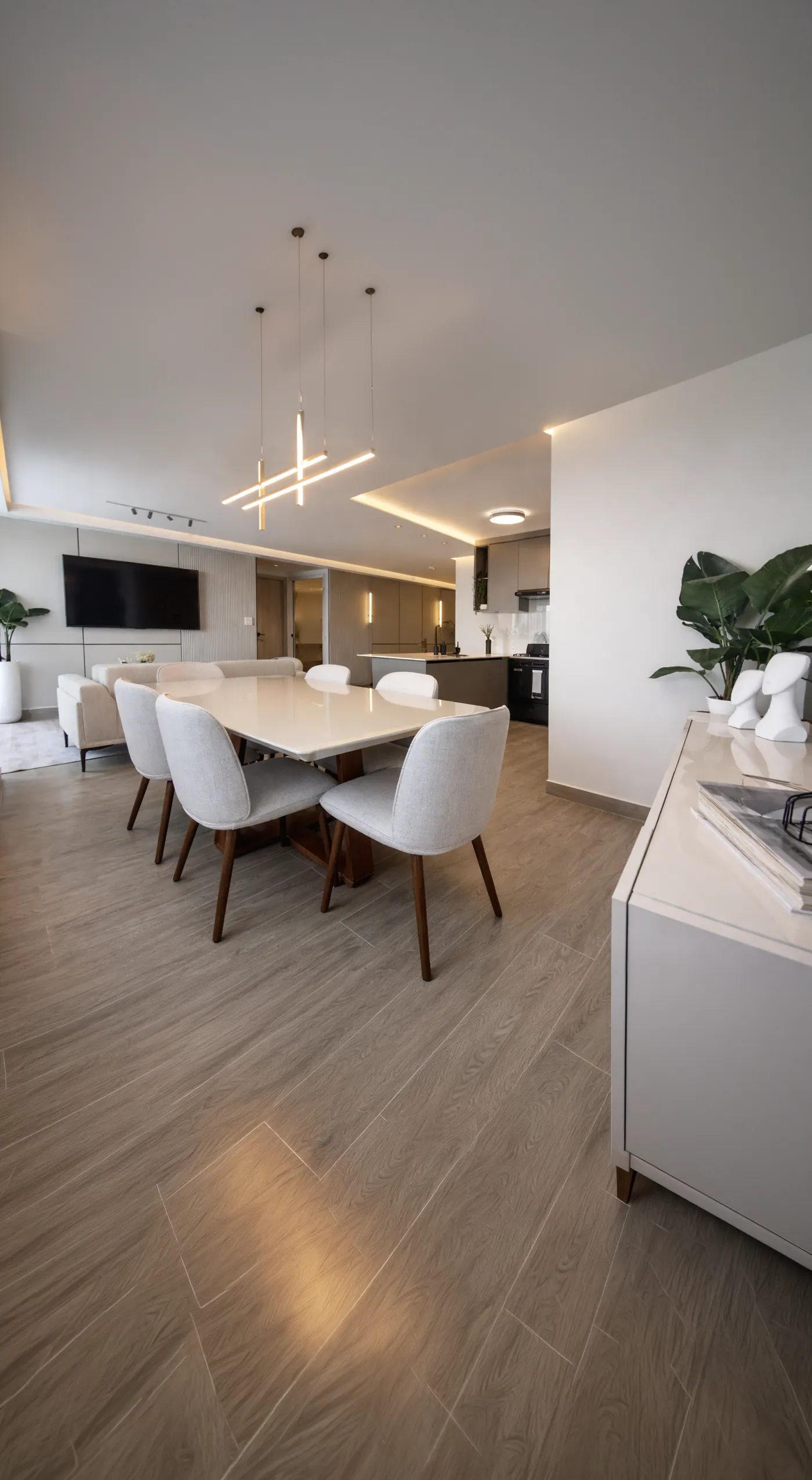 Comedor del apartamento modelo OPV